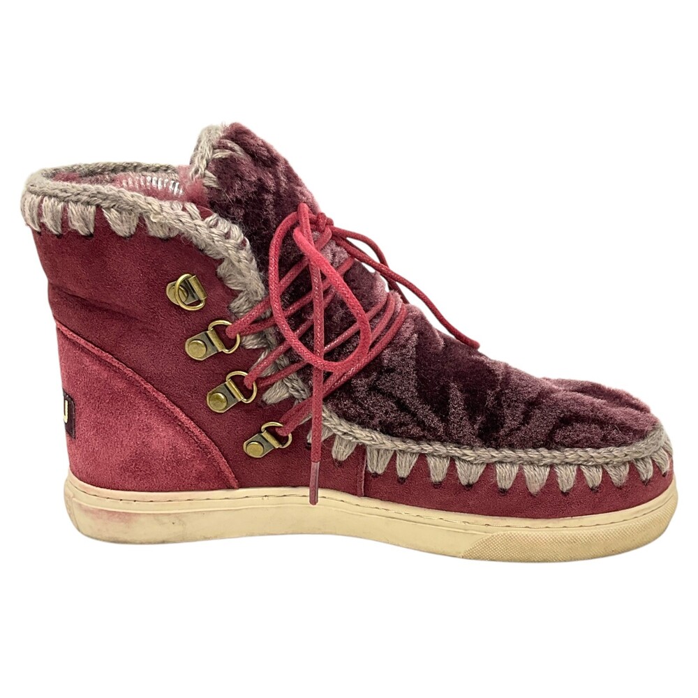 MOU Eskimo Ankle Boots Women's US Size 6 *READ*  Lace Up - Picture 5 of 10